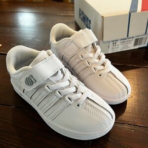 K-Swiss White Sneakers Classic Minimalist Design